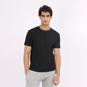 Vente en gros 2025 T-shirts de sport décontractés pour hommes Vente d'été chaude 220G Col surdimensionné à manches courtes pour les activités de plein air - Product Image 1