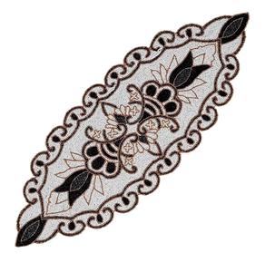 Maravilloso diseño de tela con cuentas decorativa India hecha a mano Mantel Individual posavasos Mesa 1 camino con 6 manteles con cuentas camino de mesa - Product Image 6