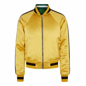 Veste universitaire en satin de soie marine pour homme, qualité supérieure, polyester, fabriquée au Pakistan, vente chaude, dernier design, veste en satin personnalisée - Product Image 3