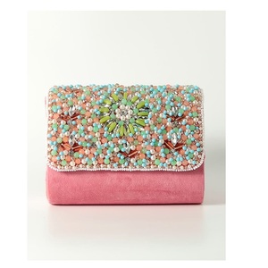 Bolso de mano con bordado múltiple, bolsa de algodón personalizada - Product Image 1