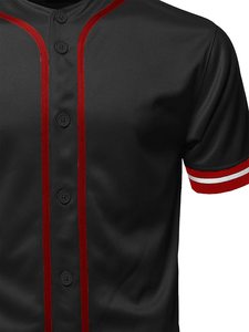 Dacing alta calidad niños al por mayor béisbol camisetas ropa deportiva personalizada uniformes en blanco camisetas de béisbol - Product Image 4