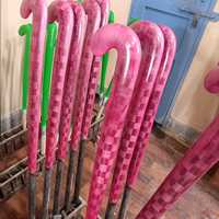 Bâton de hockey sur gazon personnalisable avec logo et design, en carbone et fibre de verre, 30-39 pouces, poids 510/530g, types de courbes extra basses