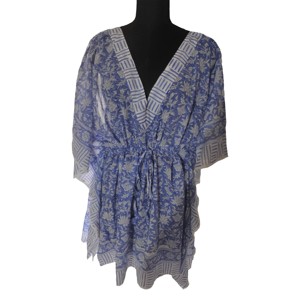 Bloc imprimé sans manches Maxi coton indien Maxi robes pour femmes KFCS185 coton été Maxi robe 100% organique porter concepteur - Product Image 5