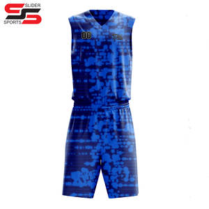 Uniforme de basket-ball unisexe de haute qualité, maillot et short personnalisés, ensembles d'été grande taille, techniques respirantes et imprimées - Product Image 5