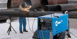 Miller BigBlue 500X Pro Nouveau Processeur sans gaz en acier inoxydable et en métal fer, moteur à essence - Product Image 5