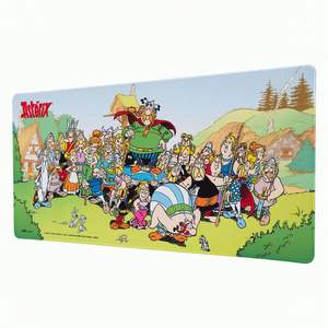 แผ่นรองเมาส์เกมมิ่ง Asterix Obelix ขนาด XL สำหรับคีย์บอร์ดและเมาส์ กันน้ำ ลายพิมพ์ สี่เหลี่ยม พร้อมระบบชาร์จไร้สาย หนา 3 มม. มีสินค้าพร้อมส่ง - Product Image 3