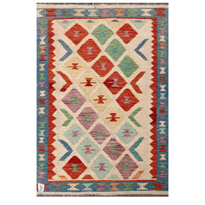Tapis kilim d'Afghanistan Maimana 153 x 104 cm, ensemble de tapis traditionnels afghans - Product Image 1