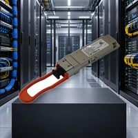 Modul Transceiver Optik FTL410QD4C 40G QSFP+ 40GBASE-SR4 300mOM3