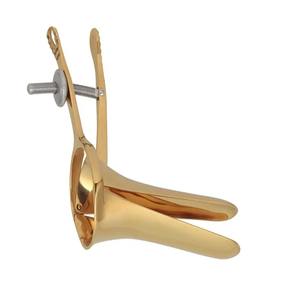 Espéculo Vaginal Cusco de Acero Inoxidable de Grado Médico con Recubrimiento Dorado, Instrumentos de Examen Ginecológico - Product Image 5