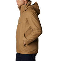 Vestes d'extérieur de style décontracté pour hommes coupe-vent coupe-vent grande taille veste de sport imperméable à capuche détachable pour hommes