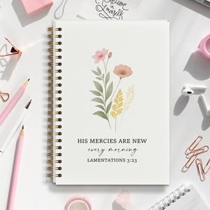 Carnet <span class=keywords><strong>de</strong></span> prière chrétien, journal d'étude biblique, enregistrement des points clés, sermons d'église, notes <span class=keywords><strong>de</strong></span> <span class=keywords><strong>lecture</strong></span> biblique, liste <span class=keywords><strong>de</strong></span> gratitude, carnets à spirales - Product Image 2
