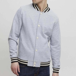Chaqueta Universitaria Personalizada con Logotipo Propio, Cuello Acanalado con Puños, Chaqueta Bomber con Bordado Chenille para Hombre - Product Image 1