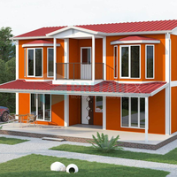 Villa préfabriquée haut de gamme prête à assembler, conception de maison en acier, durable, écologique, résistante au feu, installation rapide