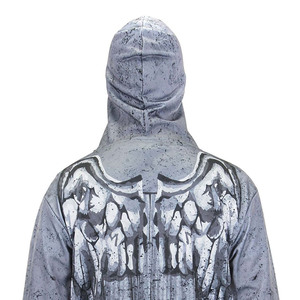 Alta calidad 100% algodón mezclado térmico cara completa Zip-up Hoodie moda de gran tamaño para Puff estampado totalmente personalizable para invierno - Product Image 3