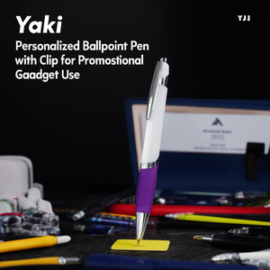 Penna a Sfera Personalizzata Yoki con Clip per Uso Promozionale - Product Image 3