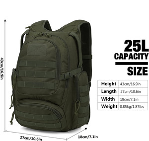 Hot selling Tactical Backpacks With Custom Logo Printing Multi Compartment <b>Storage</b> And Comfortable Carrying System - Product Image 3