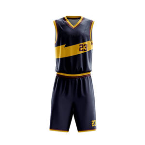 Nouvelle conception tendance 2025, uniforme de basket-ball personnalisé 100% polyester à manches courtes, imprimé, respirant, séchage rapide, vêtements de sport - Product Image 6