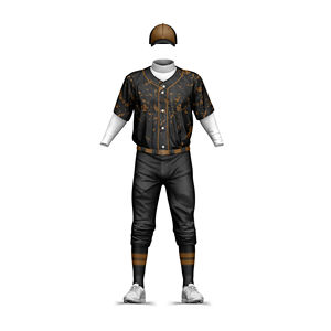 Top Trending Custom Made New 2025 Transpirable Uniforme de béisbol de alta calidad Uniforme de béisbol de manga corta - Product Image 5