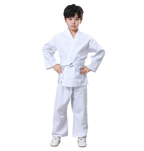 Conjunto de Uniforme de Karate Ligero, Transpirable y Duradero para Adultos, Unisex, Cinturón Elástico, Entrenamiento de Artes Marciales, Karate, Judo, BJJ - Product Image 1