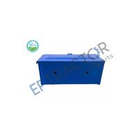 Boîte à outils en métal bleue de petite taille compatible avec les modèles de tracteurs Ford