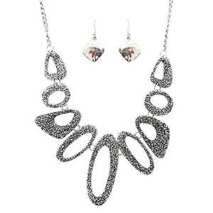 Jeweljunk Fine Jewelry Set Collier plaqué oxydé noir-1102209 - Product Image 1