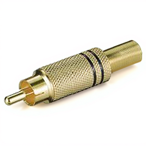 Adaptador y Conector de Audio Iadap RCA MB Dorado y Negro Modelo 11281 - Product Image 2