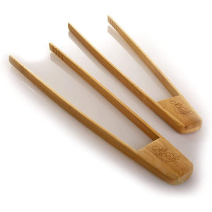 Juego de utensilios de cocina de bambú con asas cómodas Colección de herramientas de torneado duraderas - Product Image 4