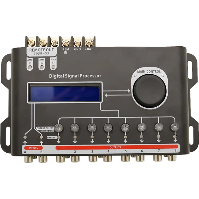 Hot Selling 8 Channel DSP Digital Signal Processor Car Amplifier Audio DSP Processor