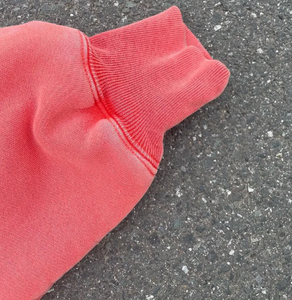 Prix d'usine, fabricants, logo personnalisé, sweat-shirts vierges pour hommes, coton, épaules tombantes, fermeture éclair, lavage à l'acide, sweat-shirt vintage - Product Image 3