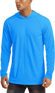 Camisetas de Protección Solar UPF 50+ con Capucha para Hombre, Transpirables, de Alta Calidad, Personalizadas, de Manga Larga, Deportivas, para Pesca, Camisetas de Protección contra Erupciones - Product Image 2