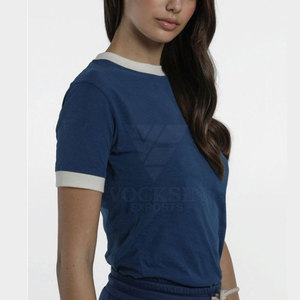 Camiseta de Mujer de Último Diseño 2025, Camiseta de Algodón Informal de Buena Calidad para Mujer en Venta - Product Image 6