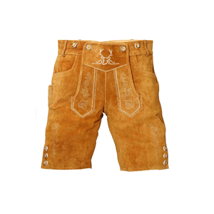 2025 hommes décontracté Lederhosen mi nouvelle Collection d'hiver personnalisé Style attrayant motif solide écologique Anti-rides prix - Product Image 3