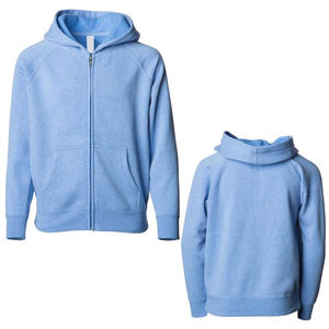 Sweat à capuche de sports d'hiver pour hommes OEM 450 GSM Coton Impression numérique Fermeture à glissière latérale Respirant Sweatshirts à capuche à séchage rapide - Product Image 5