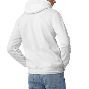 Hombres Casual Impreso Basics Sudadera con capucha de alta calidad de algodón suave de invierno con capucha XS Tamaño Anti-Pilling con logotipo frontal - Product Image 4