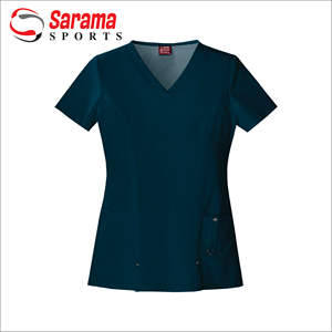 ชุดยูนิฟอร์มทางการแพทย์สำหรับผู้หญิง,ชุดยูนิฟอร์มพยาบาลโรงพยาบาลสีขาวชมพูฟ้ายืดหยุ่น - Product Image 3