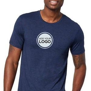 Chemises d'entraînement en maille pour hommes chemises de gymnastique sèches séchage rapide col rond manches courtes pour Gym athlétique course t-shirt t-shirts personnalisés - Product Image 4