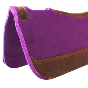 Equipo para Caballos, Manta de Silla de Montar Occidental Contorneada de Fieltro de Lana 100%, Almohadillas de Silla de Montar Ecuestres Personalizables - Product Image 1