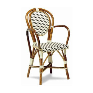 Silla de comedor de ratán minimalista hermosa y cómoda de alta calidad para uso en exteriores para Park Apartment Farmhouse o Villa - Product Image 1