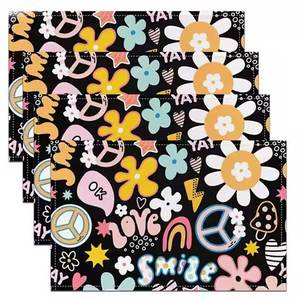 Customized Print Kitchen <b>Accessories</b> 100% Cotton Multicolor Placemats with Customized Logo - Product Image 3