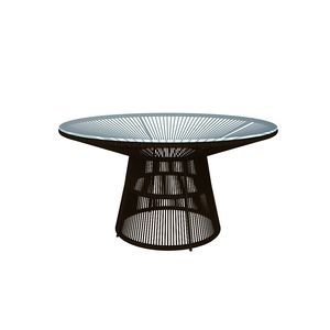 MESA DE COMEDOR CON SUPERIOR DE CRISTAL REDUCIDO (LCO/041/004) - Product Image 2