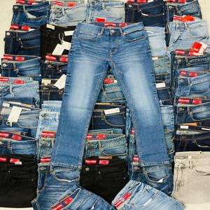 Jeans serrés de marque en gros d'usine pantalons pour hommes et dames d'occasion en vrac expédition rapide pour vêtements d'été en ballots surplus de qualité - Product Image 3