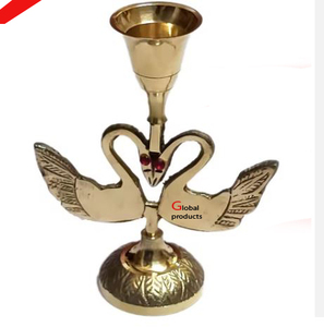 prime quality <b>golden</b> finished gingko leaf design candle stand for hotel restaurant and <b>bar</b> - Product Image 2