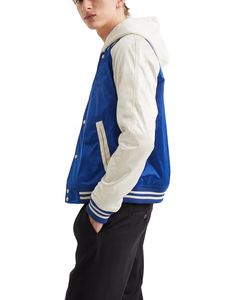 Chaquetas Varsity de Diseño Personalizado para Hombre, con Cuello Alto y Apliques, Recubiertas, Nueva Moda, para Exteriores, Tallas Grandes, Venta al Por Mayor OEM - Product Image 6