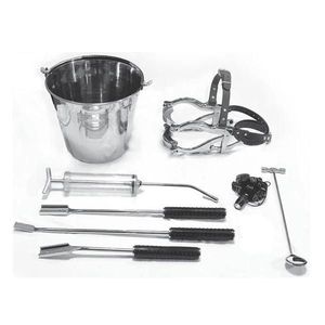 Kit d'instruments dentaires vétérinaires OEM pour équins McPherson Mouth Gag Speculum 3 flotteurs dentaires pour chevaux Instruments vétérinaires - Product Image 6