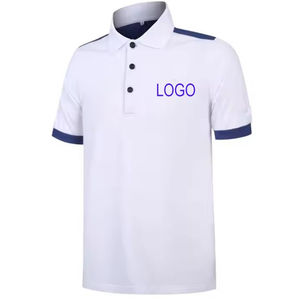 Chemise habillée décontractée pour homme en twill uni, à manches courtes, col montant, simple boutonnage, infroissable, séchage rapide, respirante, idéale pour l'été - Product Image 3