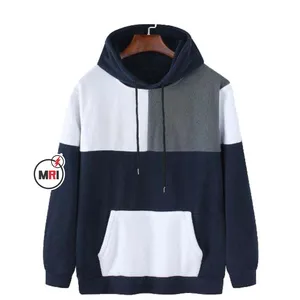 Multi Color Nvy White Gray Red Yellow Green Pink Blue Hoodie Custom Logo Color Block Hoodie Unisex Custom Fleece Fabric Hoodie