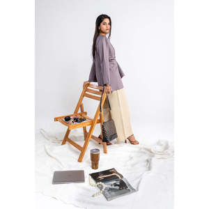 เสื้อคลุมผ้าฝ้ายวิสโคสย้อมสี รุ่น IPS-44136 ระบายอากาศได้ดี - Product Image 3