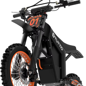 Soleil01 Electric-Dirt-Bike con forcella di sospensione nera, pneumatico grasso 14 "/12" 2000W elettrico-moto con batteria 48V 21AH 37mph - Product Image 1