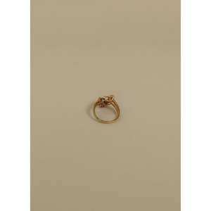 Bague vintage en or 18 carats avec diamants baguette et ronds en forme d'arche - Product Image 4