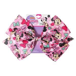 Lazo para el pelo con estampado grande de Minnie Junior, pinza de cocodrilo, 150 unidades, caja al por mayor, envío gratis, licencia oficial HER - Product Image 3